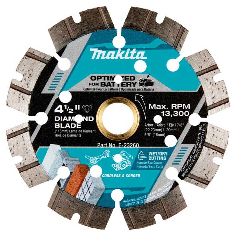 4-1/2" Segmented General Purpose Thin Kerf Diamond Blade