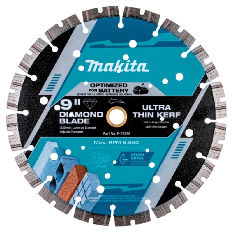 9" Segmented General Purpose Thin Kerf Diamond Blade