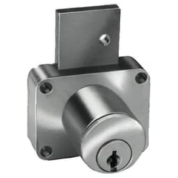 8180 Pin Tumbler Deadbolt Drawer Lock, Satin Chrome, Keyed to KA101 Key