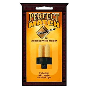 Stain Marker Nib Holder with 5 Chisel Nibs