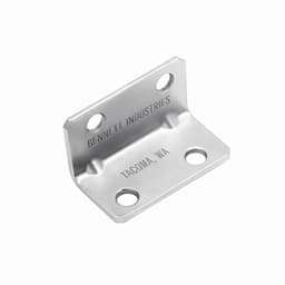 PRO .95" x .95" x 1.75" long 4 Hole Corner Brace, Zinc