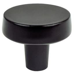 1-7/32" Mod Round Knob, Matte Black