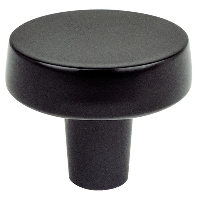1-7/32" Mod Round Knob, Matte Black
