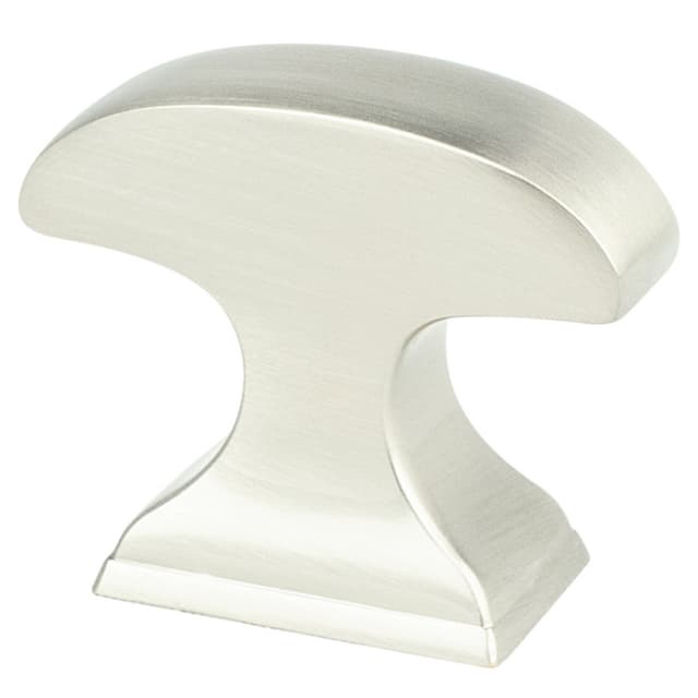 1-3/8" Mod Curved Knob, Satin Nickel