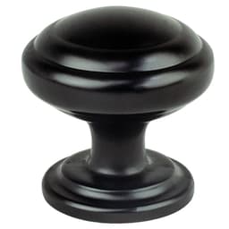 1-1/4" Preferred Round Knob, Matte Black