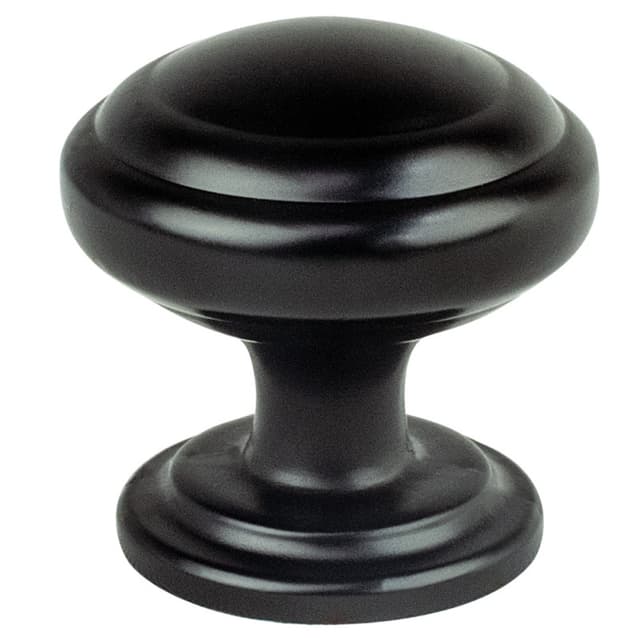 1-1/4" Preferred Round Knob, Matte Black