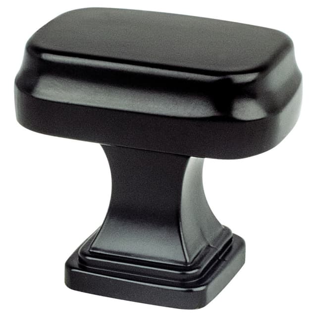 1-5/16" Preferred Rectangular Knob, Matte Black