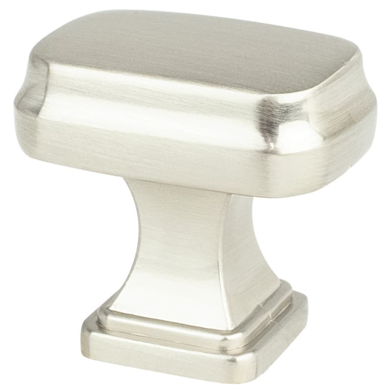 1-5/16" Preferred Rectangular Knob, Satin Nickel