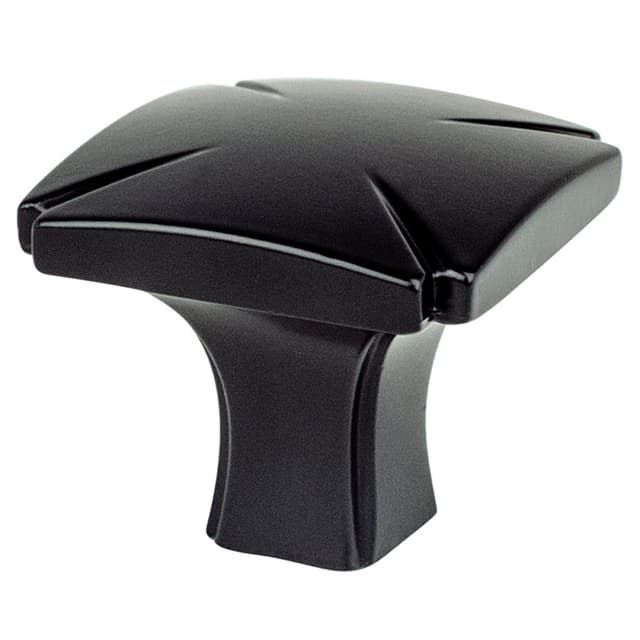 1-5/32" Preferred Square Knob, Matte Black