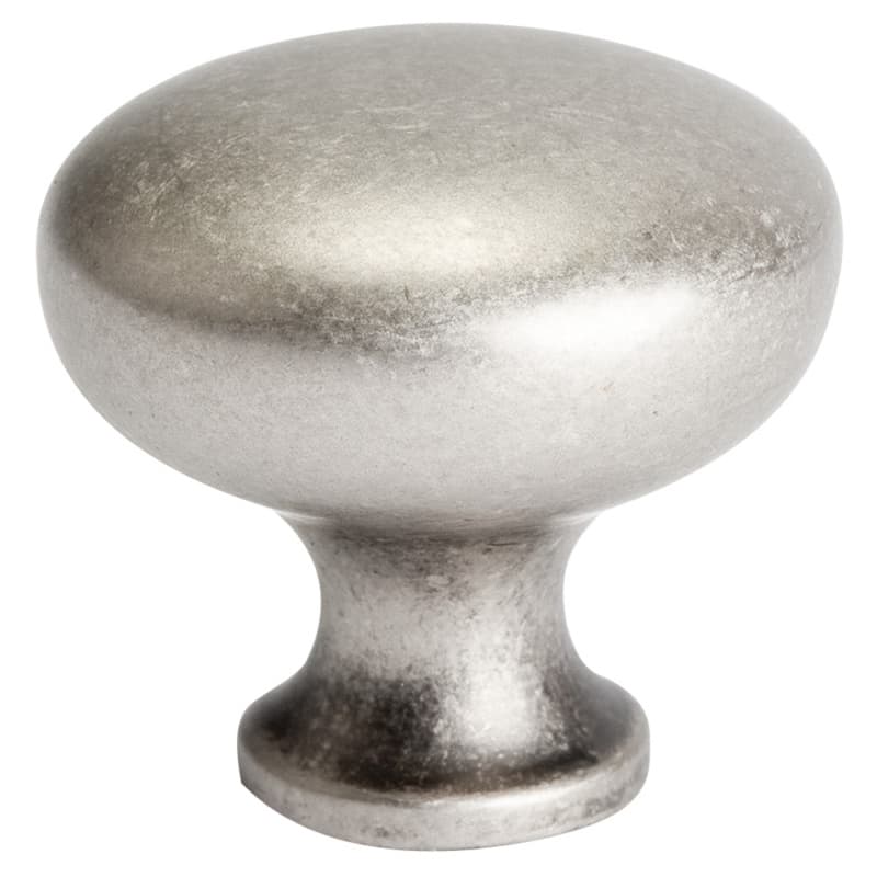 1-1/4" Premier Plain Round Knob, Weathered Nickel