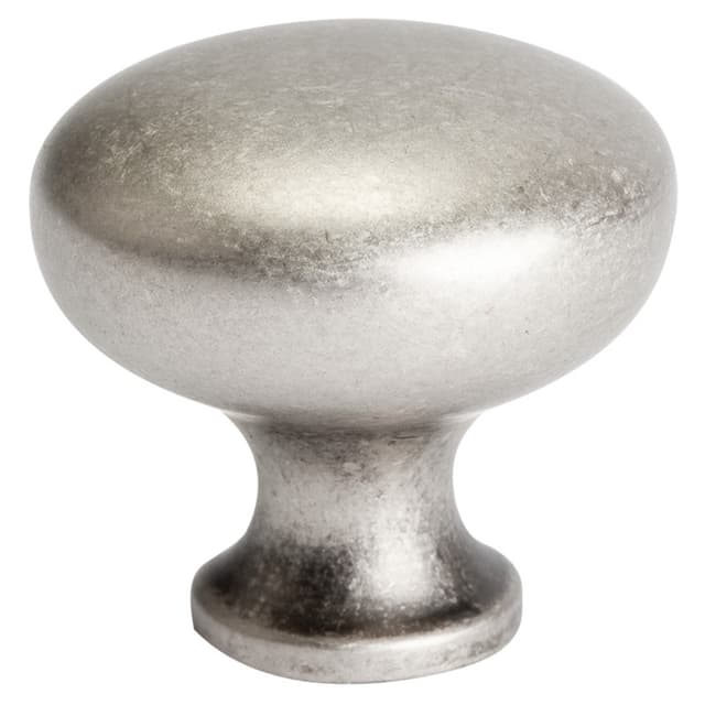 1-1/4" Premier Plain Round Knob, Weathered Nickel