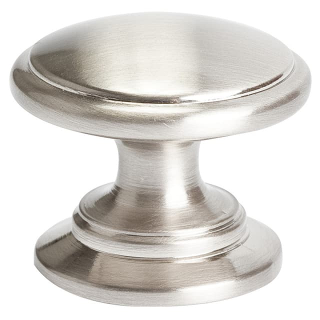 1-1/4" Premier Round Knob, Satin Nickel