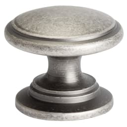 1-1/4" Premier Round Knob, Weathered Nickel
