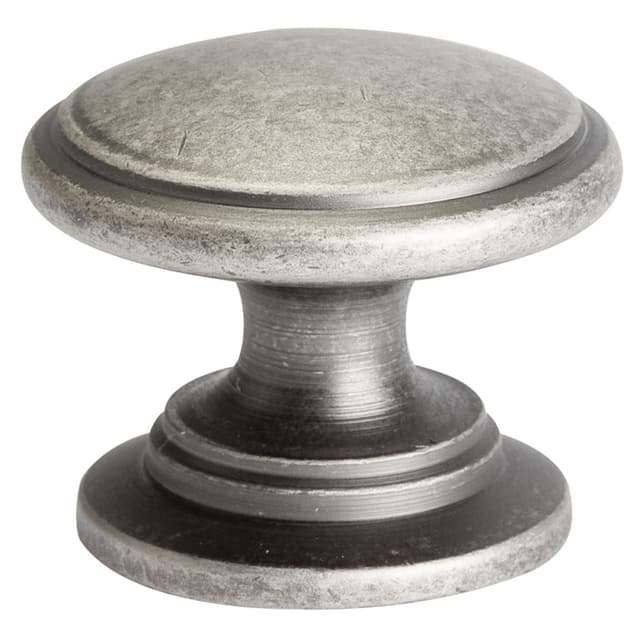 1-1/4" Premier Round Knob, Weathered Nickel