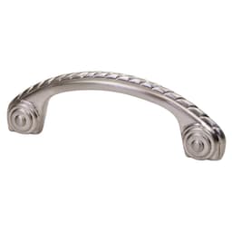 3" Select Rope Pull, Satin Nickel