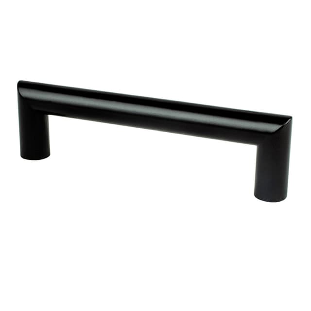 96mm Transitions 2.0 Round Pull, Matte Black, 4-7/32" Length