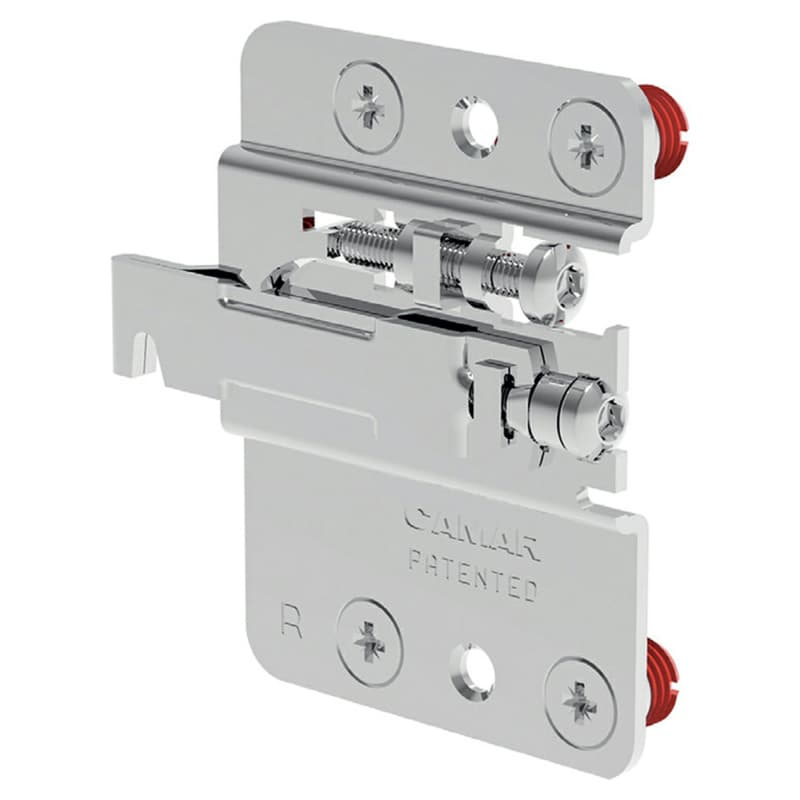 807 Base Cabinet Hanging Bracket with Hex Drive, Left Hand, Steel (100/Box)