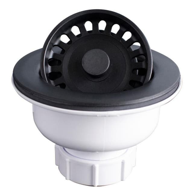 3-1/2" Quartz Strainer Basket, Black