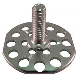 1/4-20 X 3/4" X 1-1/2" Corian Sink Base Plate, Zinc, 100/Pack