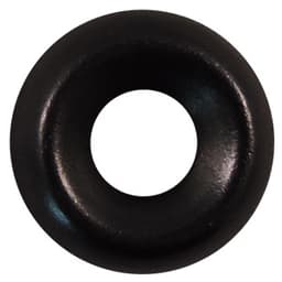 #06 Finish Cup Washer, Black, 1000/Pack