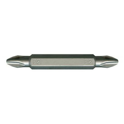 #2 x 3" Phillips/Phillips Drive Double Ended Reduced Power Bit (5/Pack)