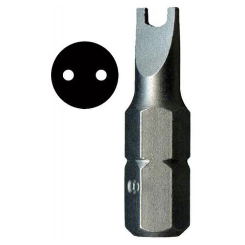 #10 x 1" Spanner Drive Insert Bit (5/Pack)