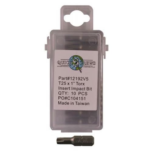 Quickscrews Torx Drive Insert Bit