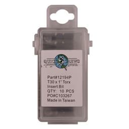 T30 x 1" Torx Drive Insert Bit (10/Box)
