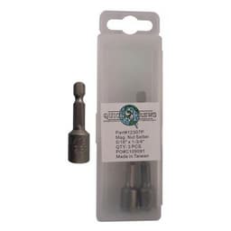 1-3/4" Magnetic Nut Setter, 5/16" Shank (3/Box)