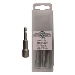 2-9/16" Magnetic Nut Setter, 3/8" Shank (3/Box)