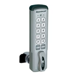 RegulatoR 1-3/4" Vertical Bottom Mount Electronic Self Lock, Satin Chrome, Keyless