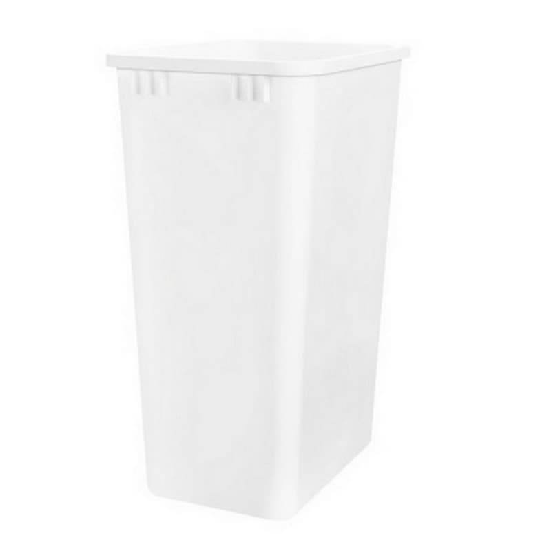 50 QT Replacement Waste Can, White
