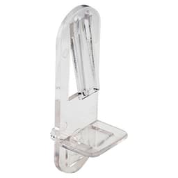 5mm Locking Shelf Clip with 5/8" Shelves, Clear Finish