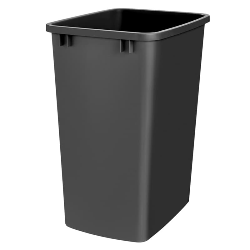 35 QT Replacement Bin, Black, 17-7/8" Height