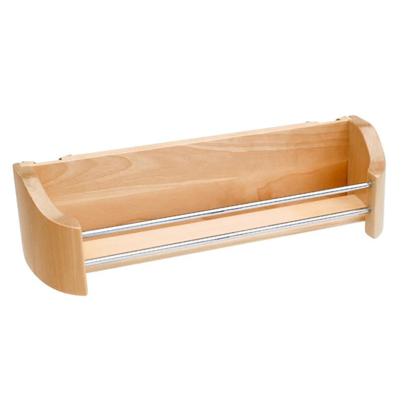 14" 1-Tier Wood Door Storage Tray with Screw Clips