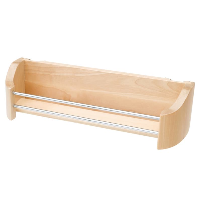 20" 1-Tier Wood Door Storage Tray with Screw Clips