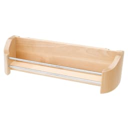 20" 1-Tier Wood Door Storage Tray with Screw Clips Bulk 5