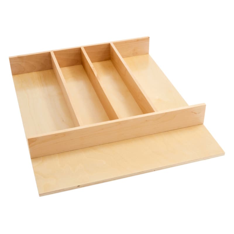 4WUT 18-1/2" Trimmable Utility Tray Insert, Wood