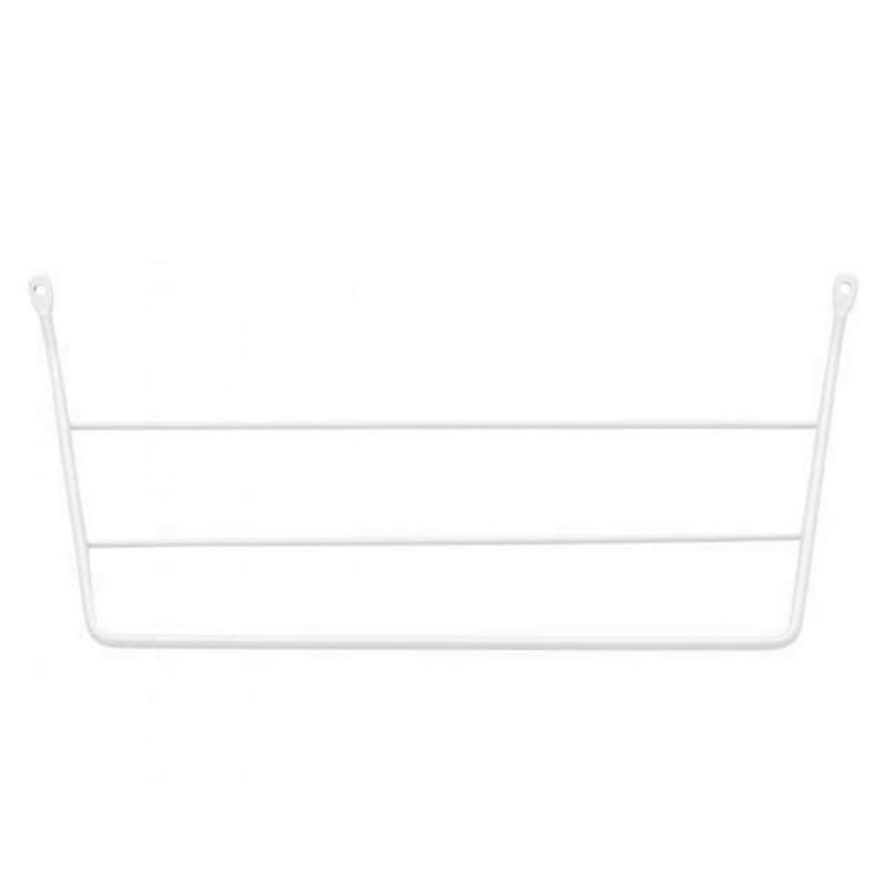3-1/2" x 6-1/2" Towel Holder with 3 Prong, White