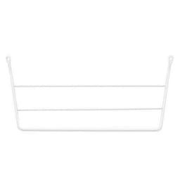 3-1/2" x 6-1/2" Towel Holder with 3 Prong, White