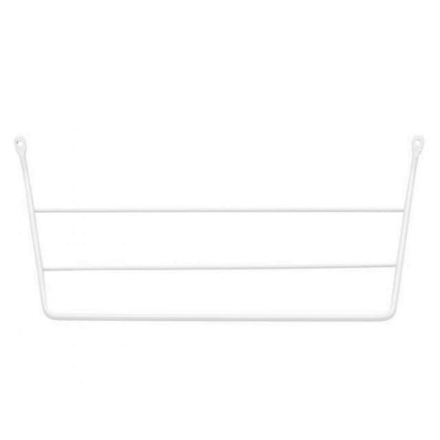 3-1/2" x 6-1/2" Towel Holder with 3 Prong, White