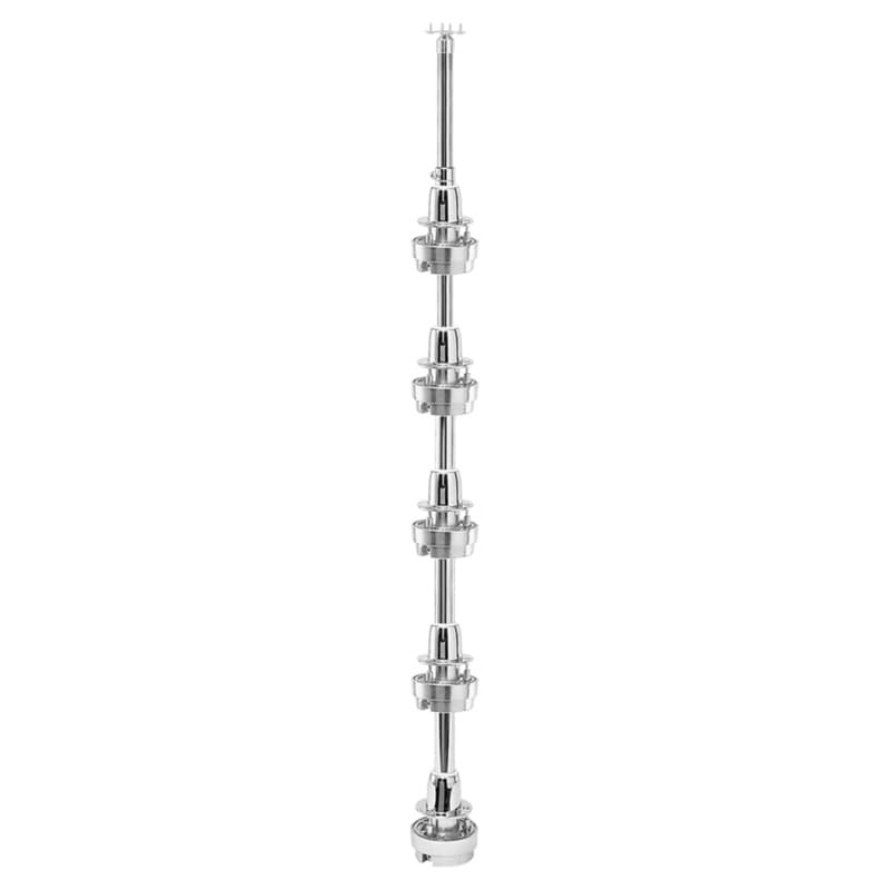Telescoping Shaft for 5-Shelf D-Shape Lazy Susan