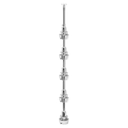 Telescoping Shaft for 5-Shelf D-Shape Lazy Susan