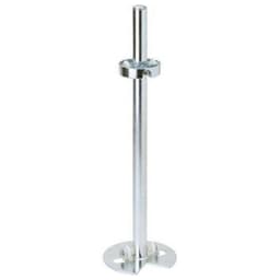 Kidney 2 Tray Bottom-Mount Hardware, Zinc