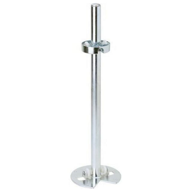 Kidney 2 Tray Bottom-Mount Hardware, Zinc