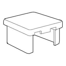RVS11 Plastic Insert/Cap, Black