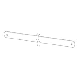 30" Merchandising Cross Bar, Chrome Finish