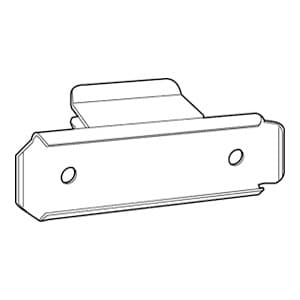 2-7/8" x 7/8" RV601 Ticket Holder, Zinc