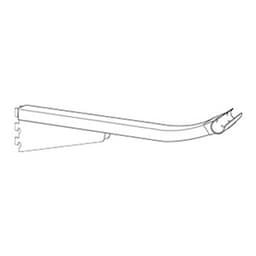 12" RVS71 Hangrod Bracket for 5/16" Rod, Chrome/Brass