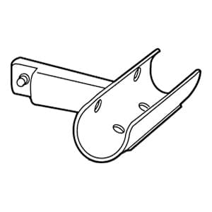 RVS745 Hangrod Adapter, Polished Chrome Finish